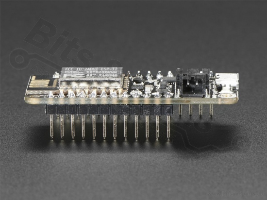 ESP8266 NodeMCU WiFi dev. board - Adafruit Feather HUZZAH + headers